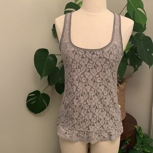 Soft knit with chunky lace for texture